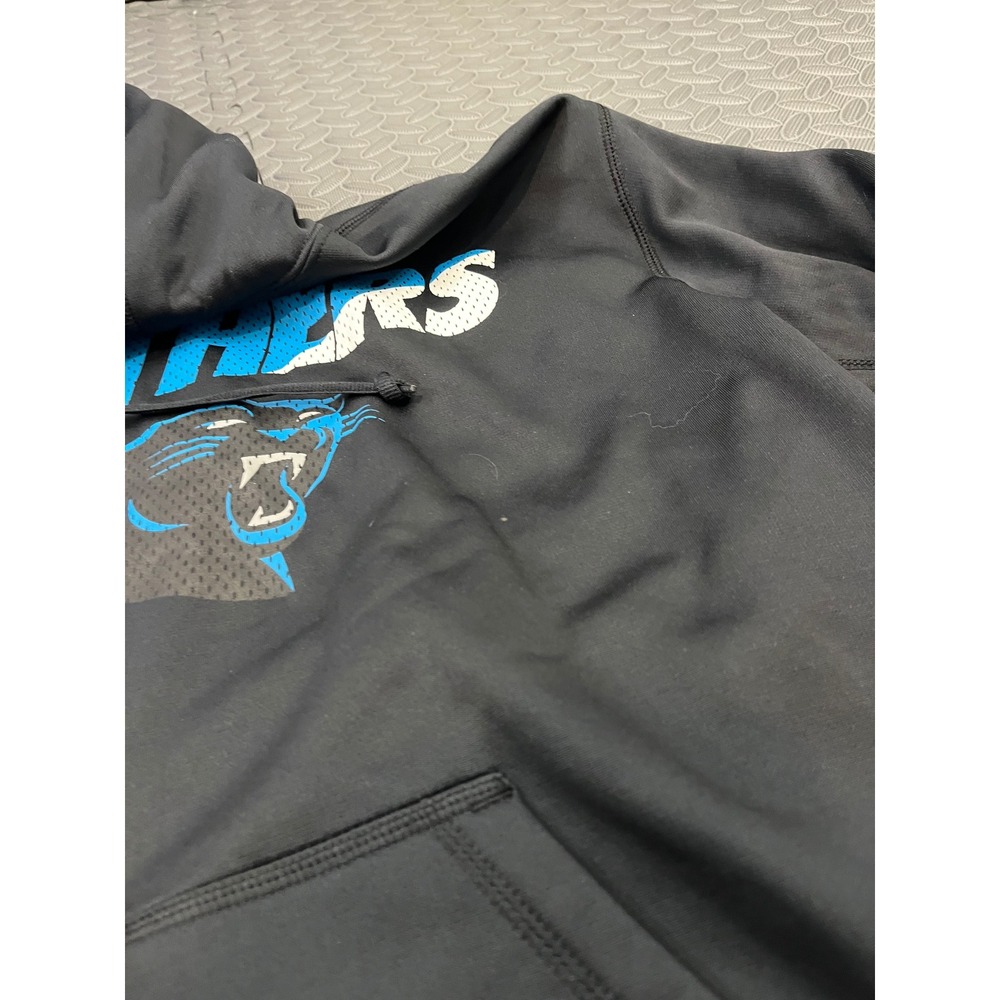 Nike Hoodie Mens XL Black Carolina Panthers Therma-Fit Pullover NFL Sweatshirt - Picture 4 of 9